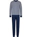 Pastunette for Men mens long sleeve 'v' neck cotton pyjama set 'geometric fan square'