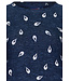 ladies long sleeve soft warm nightdress 'retro raindrop'