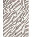 light grey cotton terry wrap-over dressinggown 'tiger lines'