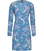 Pastunette ladies long sleeve cotton nightdress 'paisley peacock'