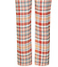 long sleeve full button woven cotton pyjama  'peachy orange check'