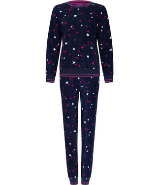 Rebelle zachte fleece lounge damespyjama 'fabulous & starry'