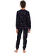 ladies soft fleece home lounge pyjama 'fabulous & starry'