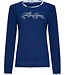 ladies long sleeve cotton pyjama set 'relax & winter garden flowers'