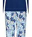 ladies long sleeve cotton pyjama set 'relax & winter garden flowers'