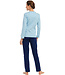 long sleeve light blue pyjama set 'lots of dots'