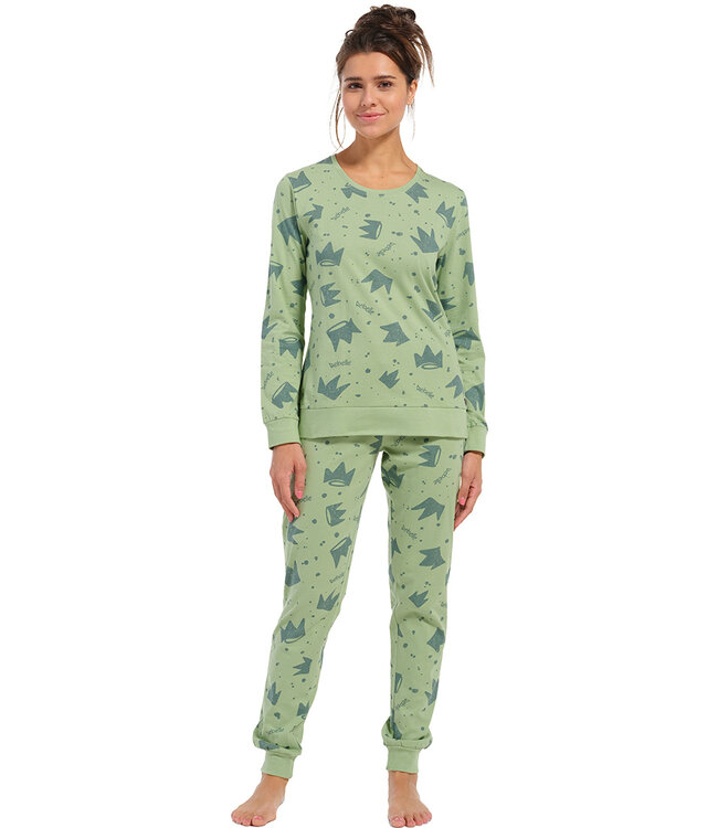 katoenen pyjama met lange mouwen 'Princess for a day'