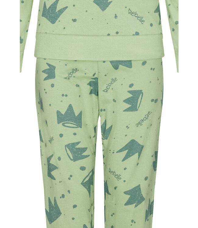 katoenen pyjama met lange mouwen 'Princess for a day'