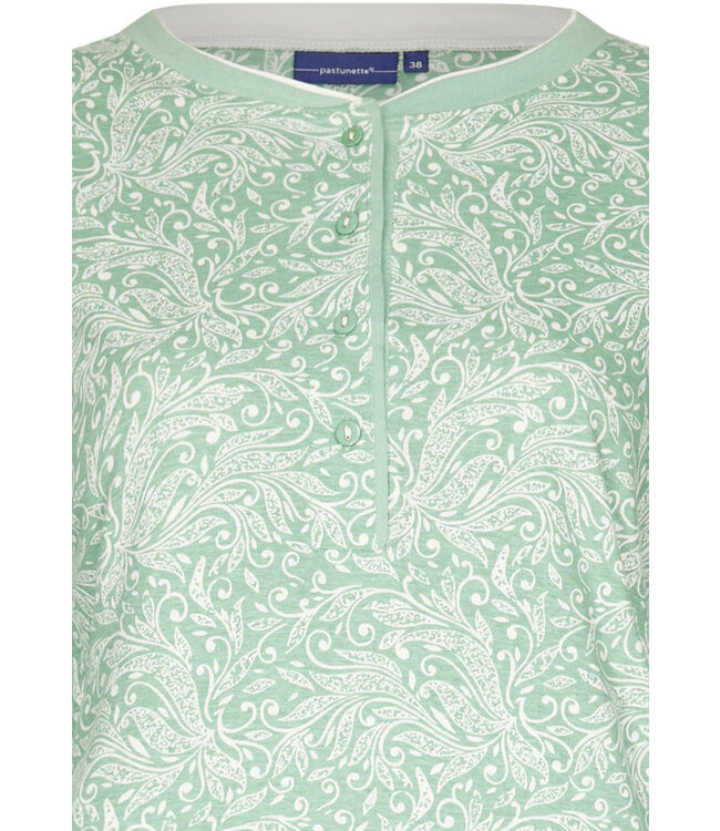 ladies organic cotton long sleeve nightdress 'vintage floral'