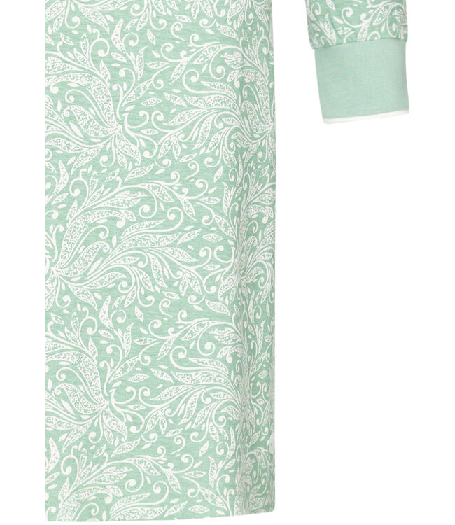 ladies organic cotton long sleeve nightdress 'vintage floral'