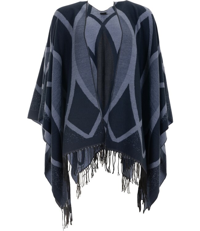 Pastunette 24/7 one size soft shawl 'bold diamond'