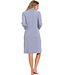 lilac beauty, badstof met reliëf badjas met ritssluiting 'abstract daisy flower'