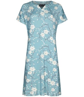 Pastunette Deluxe luxe dames nachthemd met korte mouwen 'summer blossom'