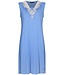 Pastunette Deluxe ladies sleeveless luxury blue viscose -mix nightdress 'laced elegance'