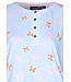 stripey short sleeve cotton single jersey nightdress with buttons 'pretty bows & stripes'
