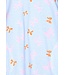 stripey short sleeve cotton single jersey nightdress with buttons 'pretty bows & stripes'