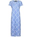 Pastunette Deluxe luxe damesnachthemd met lange mouwen en knoopjes van katoen-modal 'floral diamonds'