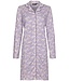 Pastunette Deluxe doorknoop katoen-modal luxe dames nachthemd met lange mouwen 'graphic circles'