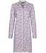 Pastunette Deluxe ladies full button long sleeve cotton-modal luxury nightshirt 'graphic circles'