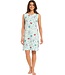 sleeveless cotton single jersey nightdress with buttons 'sweet scoop ice-cream'