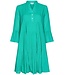 Pastunette Beach aqua - zee blauw strandjurkje/cover-up voor dames met wijd uitlopende mouwen 'sunny day frills'