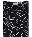 black short sleeve 'v' neck beachdress 'monochrome dashes'