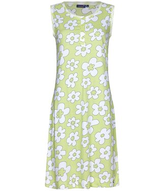 Rebelle ladies sleeveless organic cotton nightdress 'fabulous fresh flower'