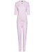 ladies 'v' neck  3/4 sleeve pyjama with cuffs 'pretty pink zig zags'