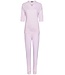 Pastunette Deluxe dames pyjama met v-hals, 3/4 mouwen en lange broek met boorden 'pretty pink zig zags'