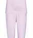 ladies 'v' neck  3/4 sleeve pyjama with cuffs 'pretty pink zig zags'