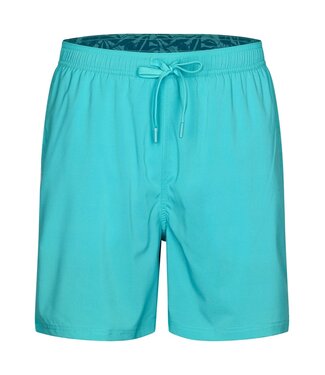 Pastunette Beach blauwe zwemshort met elastische taille met koord 'sea blue'