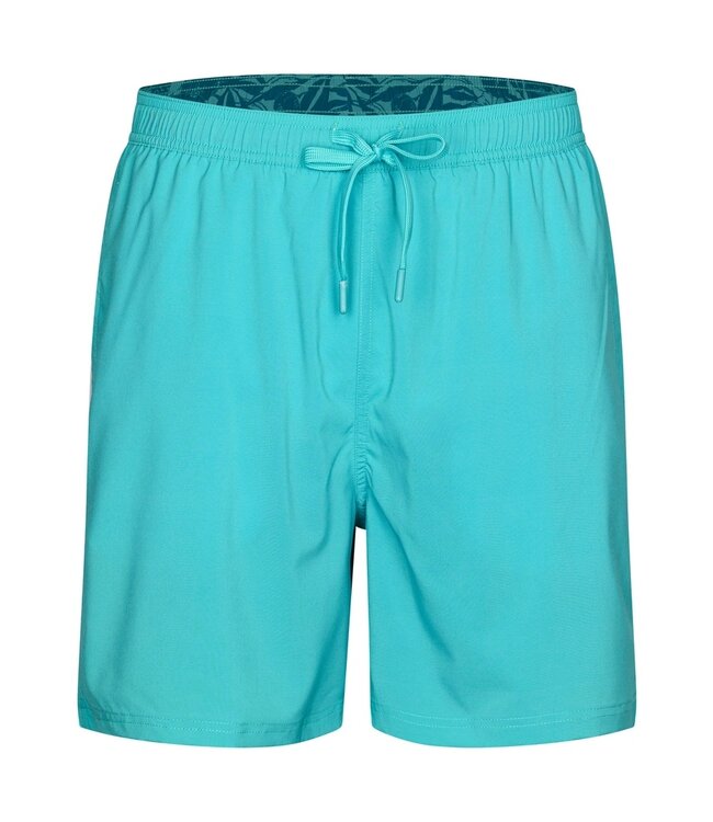 Pastunette Beach blauwe zwemshort met elastische taille met koord 'sea blue'