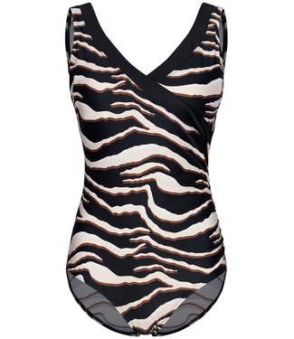 Pastunette Beach black soft cup swimming costume 'beach safari'