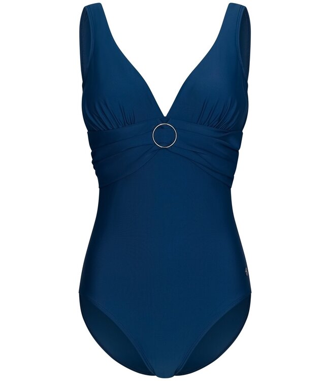 Pastunette Beach donkerblauw badpak voor dames met soft cups 'model perfect'