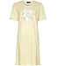 Pastunette ladies short sleeve organic cotton nightdress 'blossoms yellow'