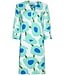 Pastunette Beach ladies beach shirt dress with flared sleeves 'beach blue blooms'