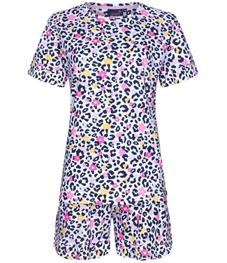 Rebelle Girls girls short sleeve organic cotton shorty set 'hidden chic flower'