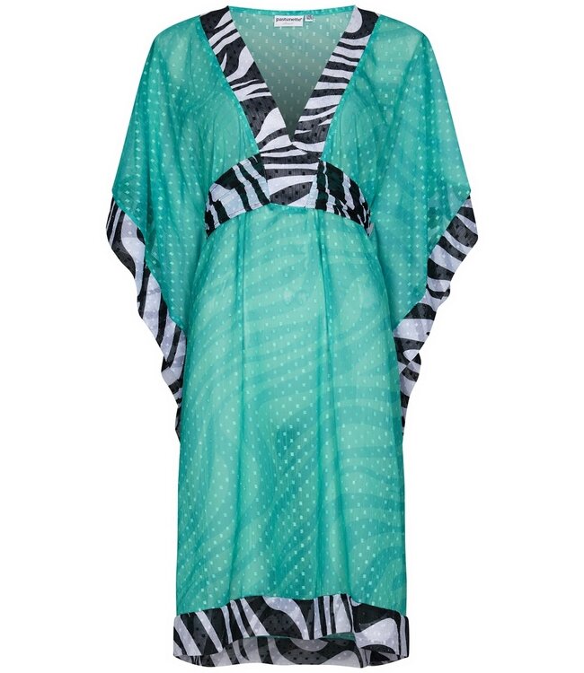 ladies 'v' front beach cover-up 'paradise beach beauty'