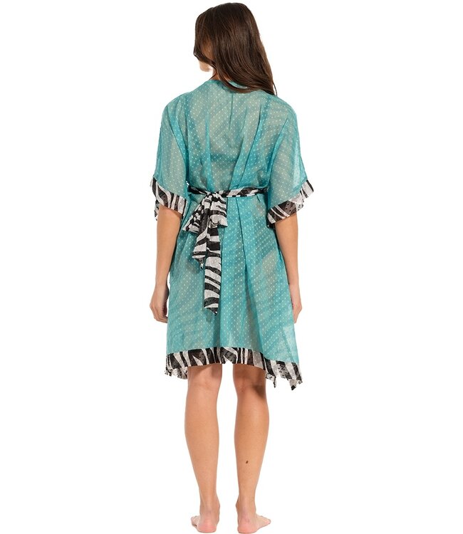 ladies 'v' front beach cover-up 'paradise beach beauty'