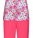 ladies short sleeve cotton pyjama with buttons 'floral moments'
