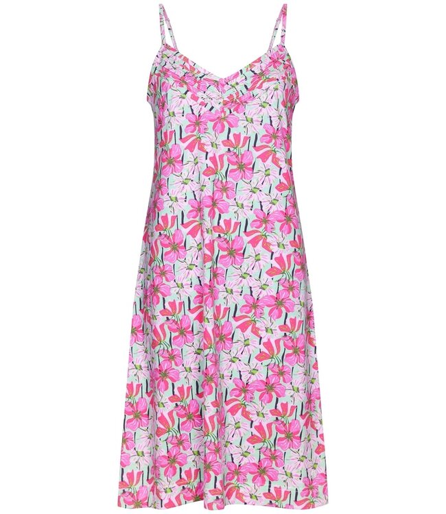 Pastunette ladies cotton spaghetti nightdress 'floral moments'