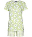 Rebelle ladies short sleeve organic cotton shorty set 'fabulous fresh flower'