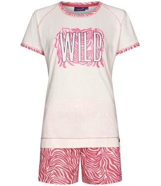 Rebelle katoenen dames shortama 'just wild'