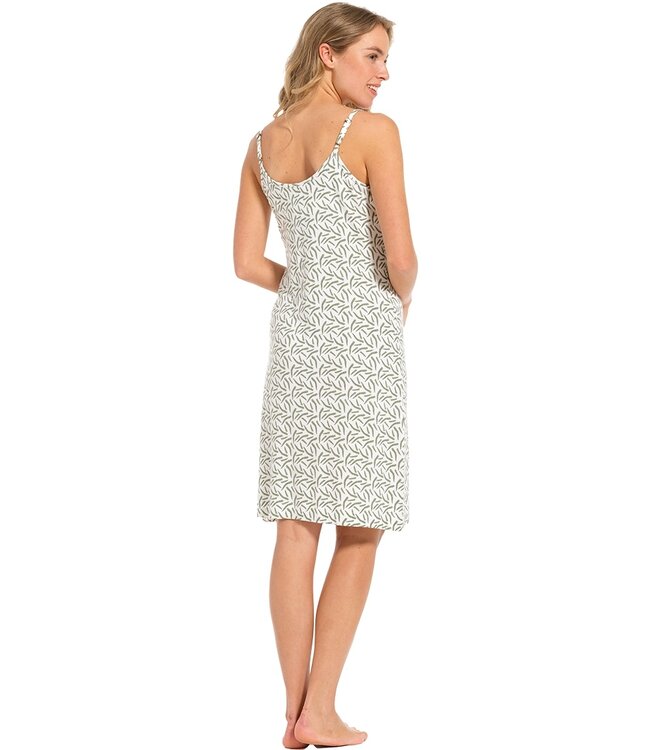 ladies bamboo-mix spaghetti dress 'outdoor life'