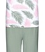 ladies short sleeve cotton pyjama set with buttons 'outdoor life pink'