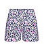 ladies organic cotton lilac shorty set with rib vest 'hidden chic flower'