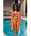 underwire bikini set with adjustable removeable straps 'coral beach'