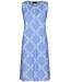 Pastunette Deluxe mouwloos katoen-modal luxe dames nachthemd met knoopjes 'floral diamonds'