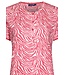 ladies short sleeve cotton single jersey 3/4 pyjama set with buttons 'just wild'