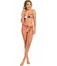 light red underwire bikini set with adjustable straps 'pardise beach'